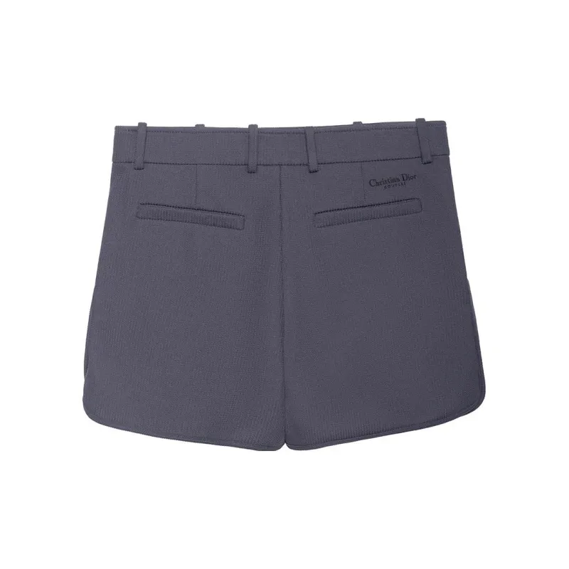 DIOR Logo Embroidered Knitted Shorts-1