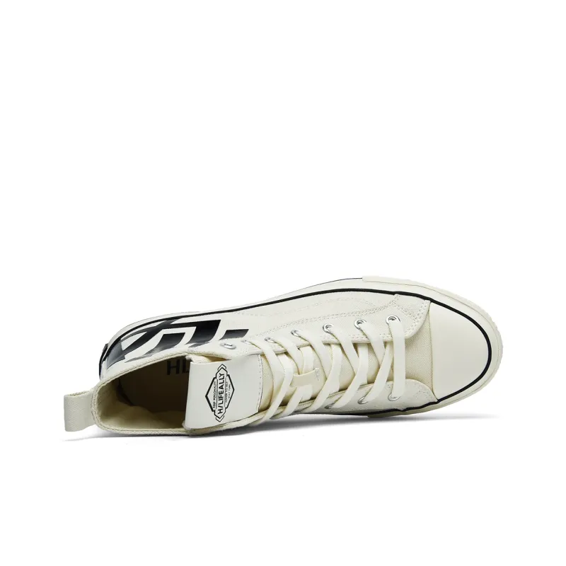 HLA High Top Canvas Shoes Unisex-2
