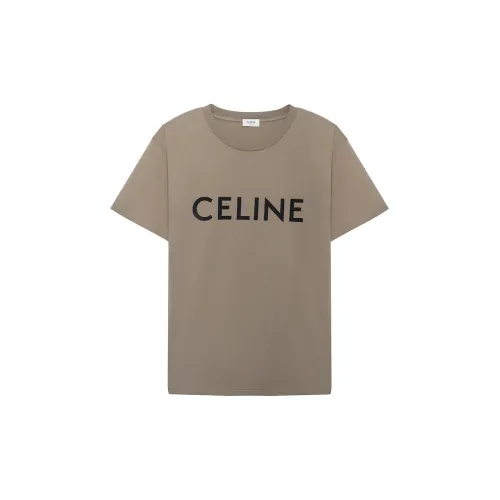 CELINE T-Shirts Men Coffee