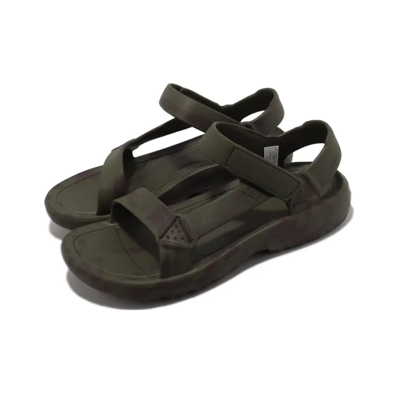 Teva Hurricane Drift Huemi Beach Sandals Men's Olive Green-2