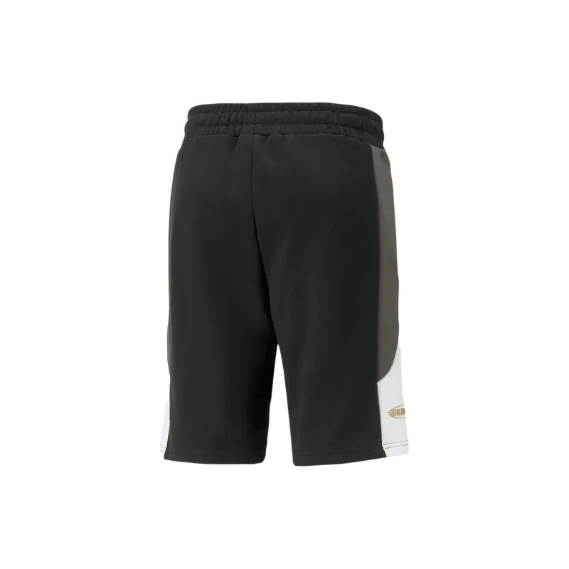 PUMA x KING KING TOP Collaboration Top Football Sweat Shorts Men Sports Shorts Men's Black-1