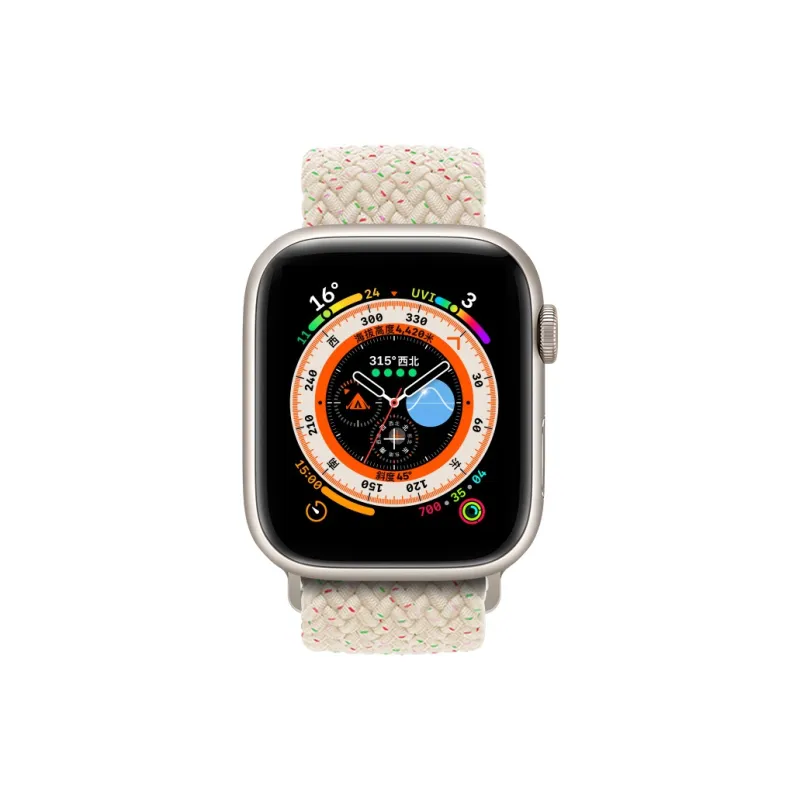 ZHISHENG Apple Compatibility Watch Band 38~45mm Nylon Material-18