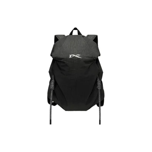 NIID Polyester Backpack Medium Size Unisex Black/Green/Gray