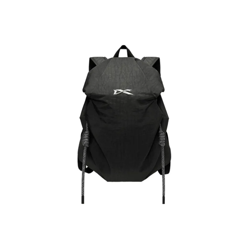 NIID Polyester Backpack Medium Size Unisex Black/Green/Gray-0