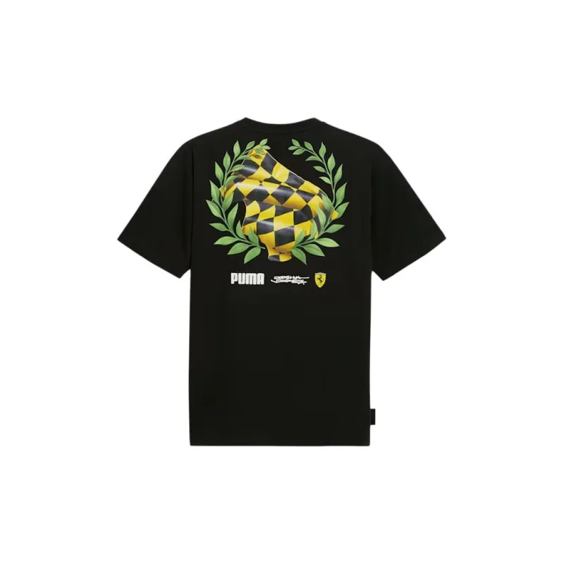 PUMA Scuderia Ferrari T-Shirts Men Black-1