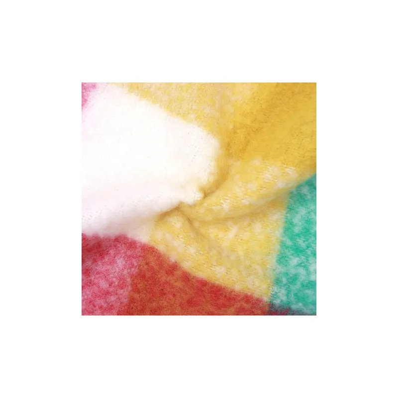 MOERCIAN 35% Sheep Wool 65% Acrylic Knit Scarves Women's-9