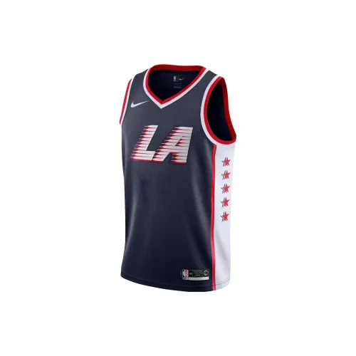 Nba X Nike Basketball Jerseys Men Marine Blue