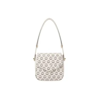 OTA Doraemon/Doraemon, Collaboration PU Crossbody Bag, Shoulder Bag Women's Brown/Black/Ecru