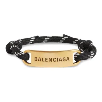 Balenciaga Bracelets Men's Black