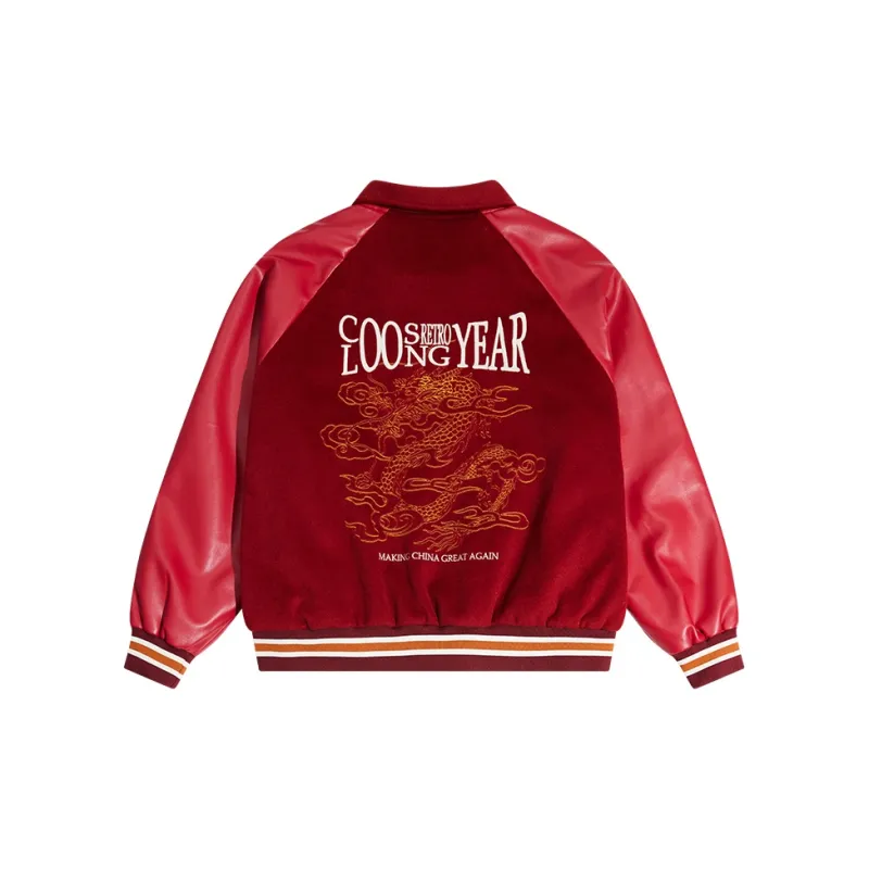 CoosRetro Jackets Unisex Red-1