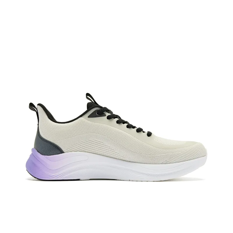QIAODAN Chifeng Running Shoes Men Low Top Beige Black-1