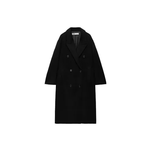 ZARA Coats Women's Black