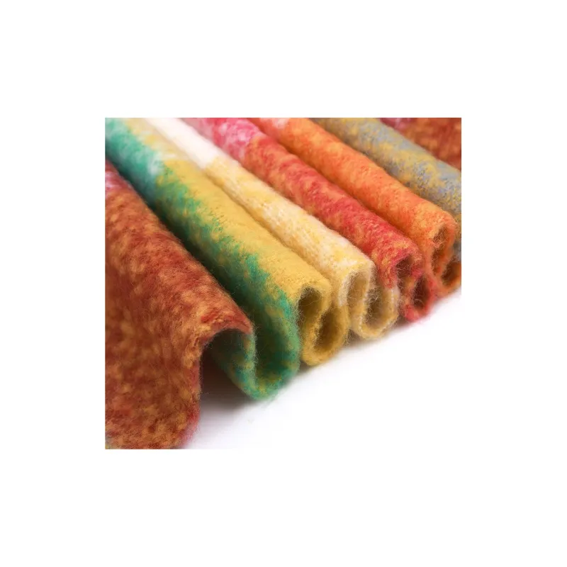 MOERCIAN 35% Sheep Wool 65% Acrylic Knit Scarves Women's-7