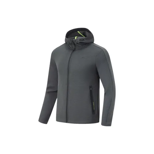 LINING Fitness Series Jackets Men Mixed Color Black