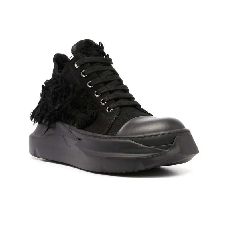 Rick Owens DRKSHDW Mid Top Casual Shoes Women's Black-2