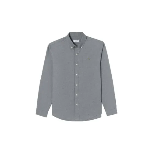 LACOSTE Shirts Men Gray