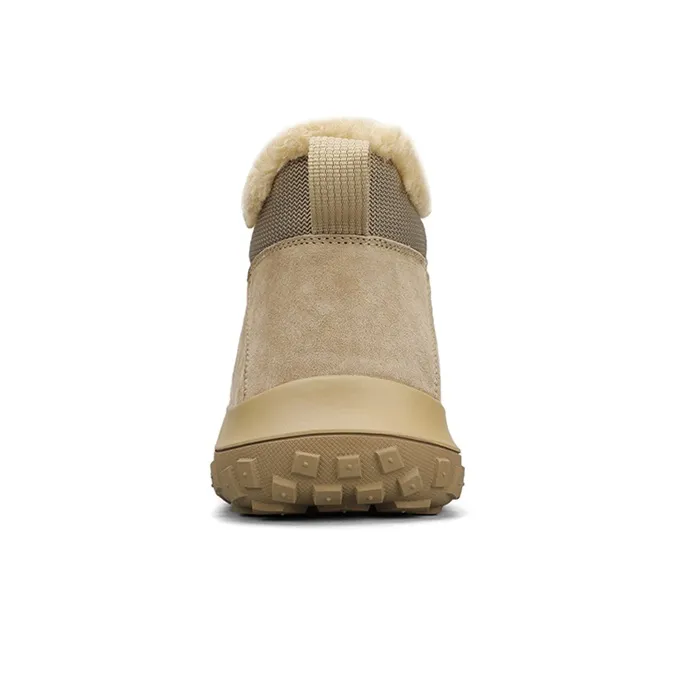 Jeep Warm Fleece Lined Padded Shoes Mid Top Outdoor Shoes Men's Sand-5