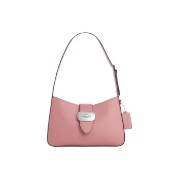 COACH Eliza Calfskin Shoulder Bag, Handbag, Shoulder Bag Medium Size Women's Pink