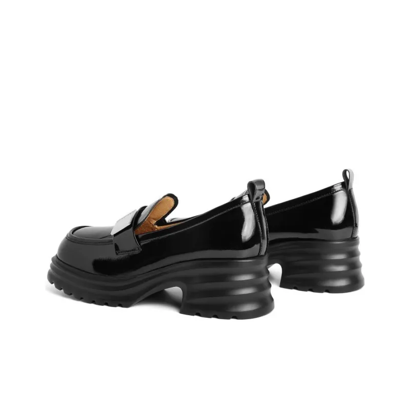 BELLE Loafers Women's Apricot/Black-7