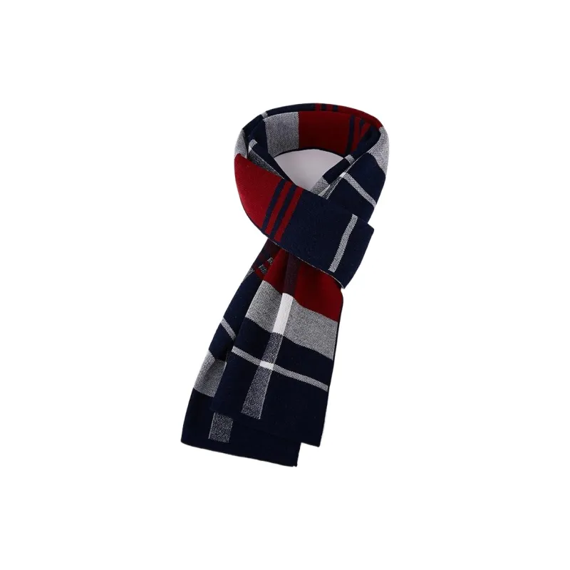 FAIRWHALE Sheep Wool Knit Scarves Men's-1