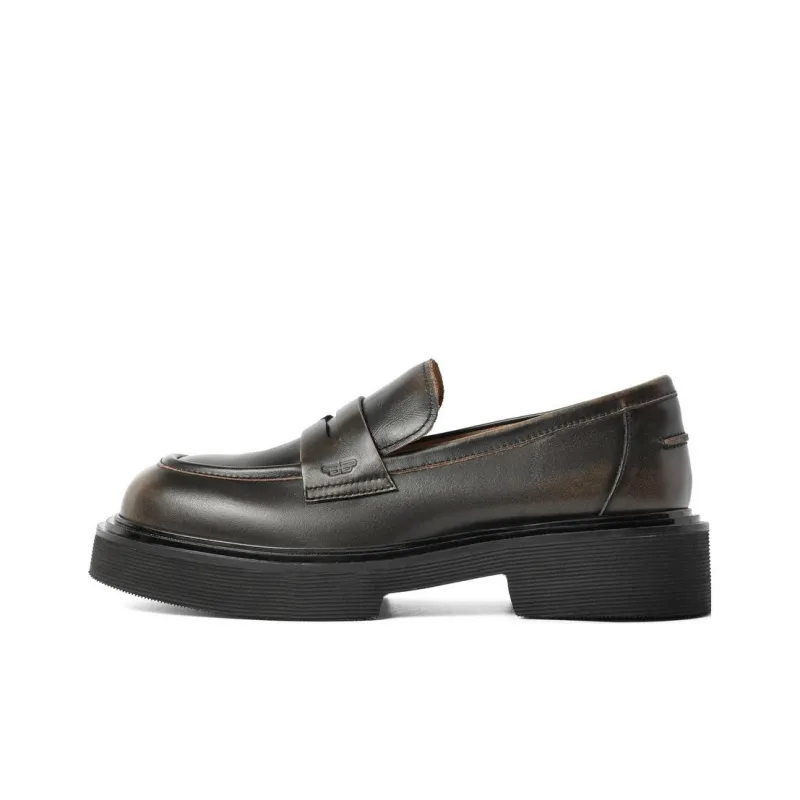 BELLE Loafers Women's Brown/Gray Brown/Gray-5