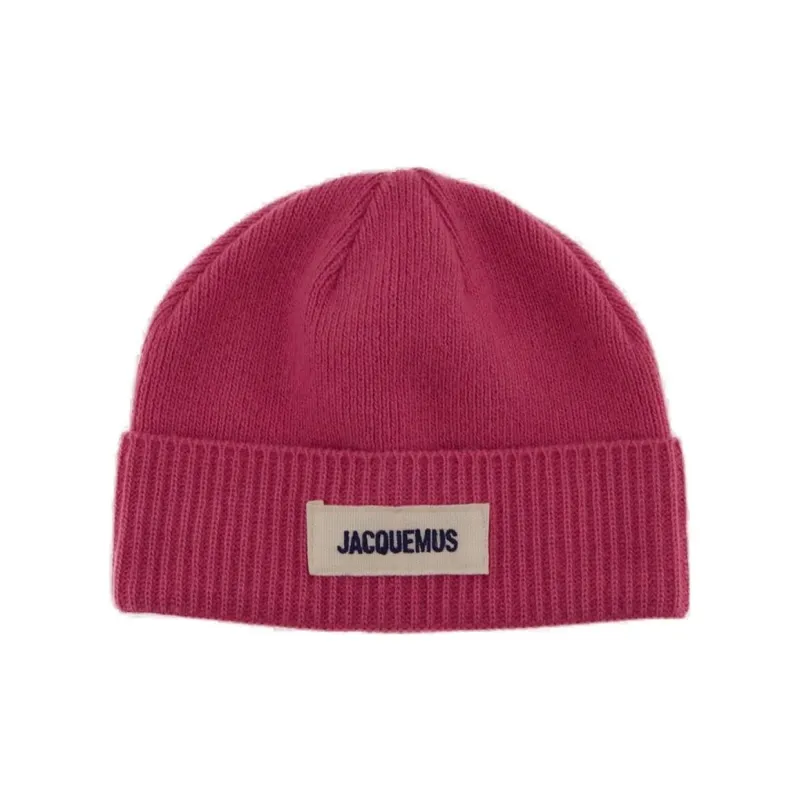 Jacquemus Beanies Women's Berry Red-0