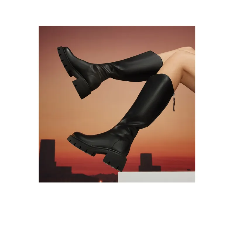 Hotwind Knee high Boots 6cm Women's-1