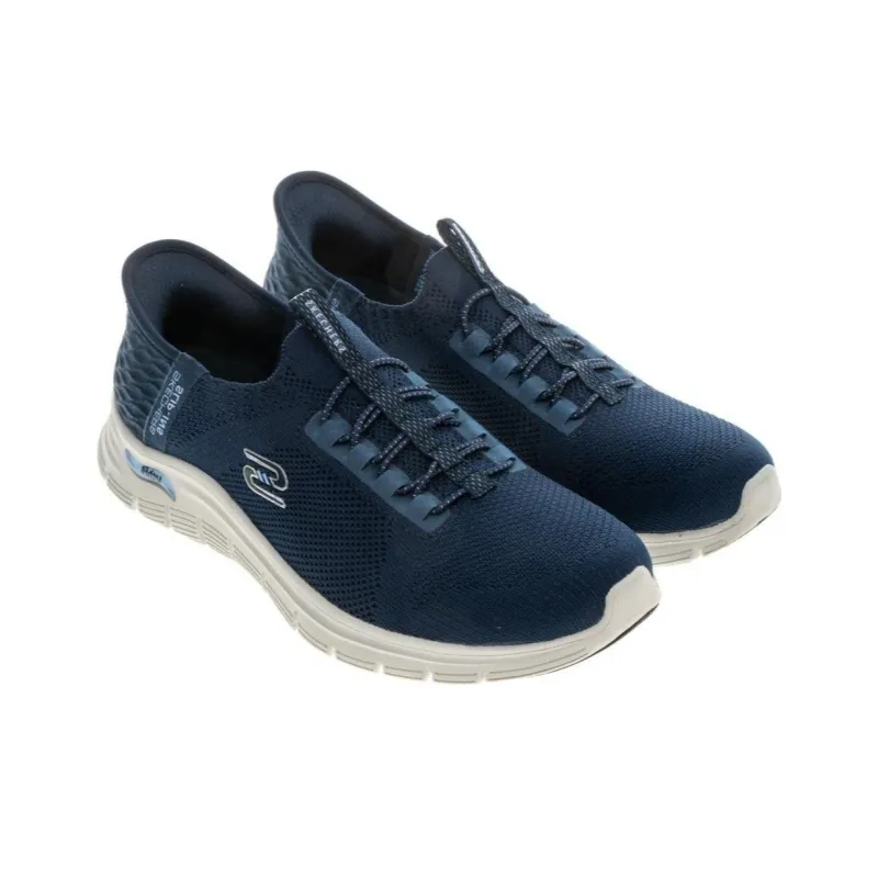 Skechers ARCH FIT VISTA Durable Breathable Low-Top Casual Shoes Women's Dark Blue-3