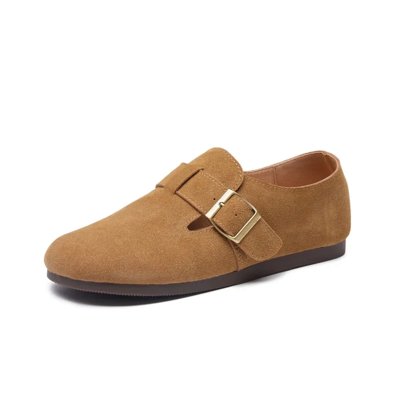 SOBB Casual Single Shoes Women's Camel-1