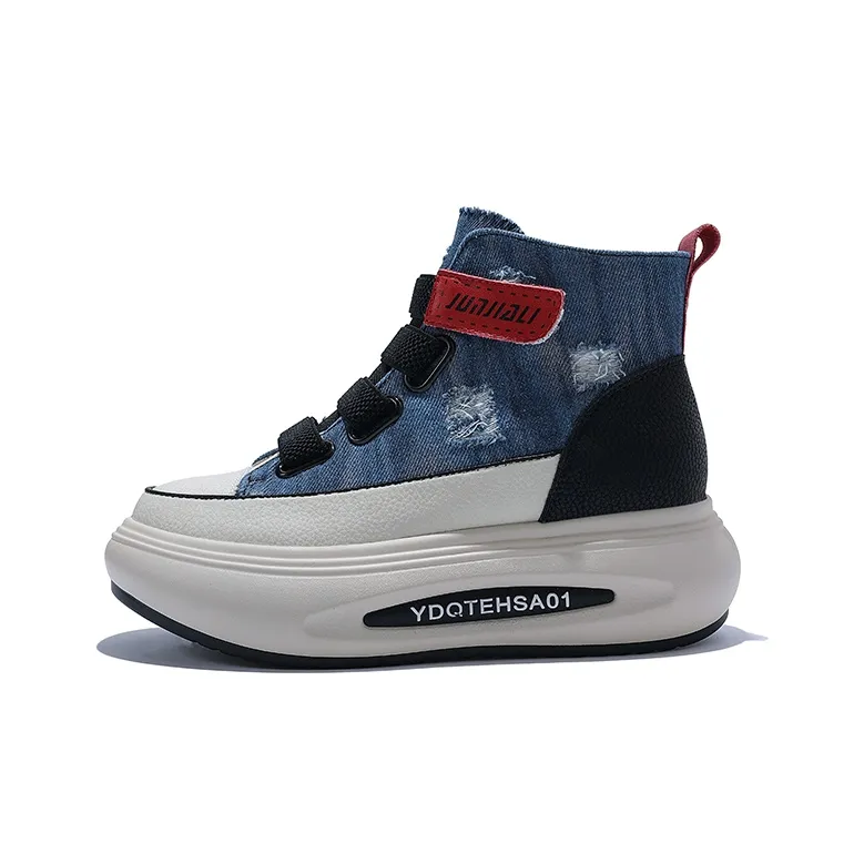 Junjali Height Increasing Wear-Resistant High-Top Casual Shoes Women's-2