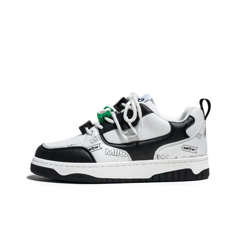 MIIOW Trend Party Series Lightweight And Breathable Low-Top Skateboard Shoes Unisex-0