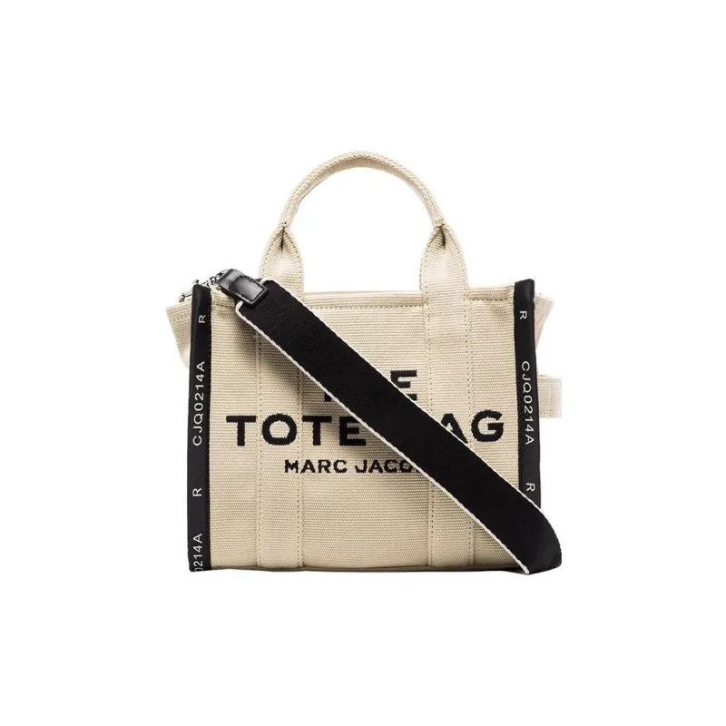 MARC JACOBS The Jacquard Tote Bag Mini Warm Sand-1