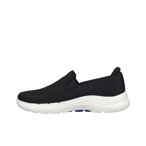 Skechers Go Walk 6 Durable Breathable Low-Top Casual Shoes Men's Black