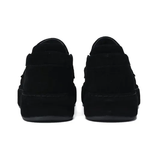 U7 Men's Casual Shoes Men High Top Black-3