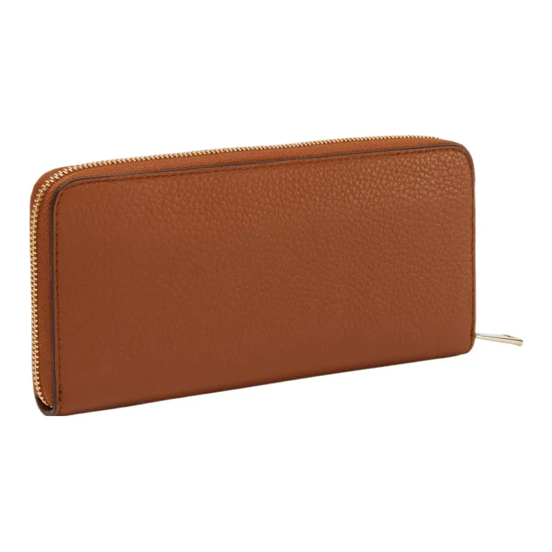 Furla Grain Cow Leather Wallet Women's Cognac Brandy-1