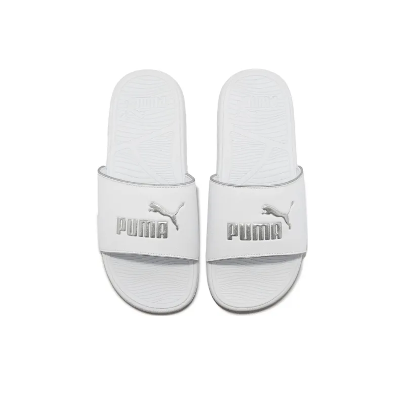 Puma Cool Cat 2.0 Slide 'Pop Up Metal - White Silver'-4