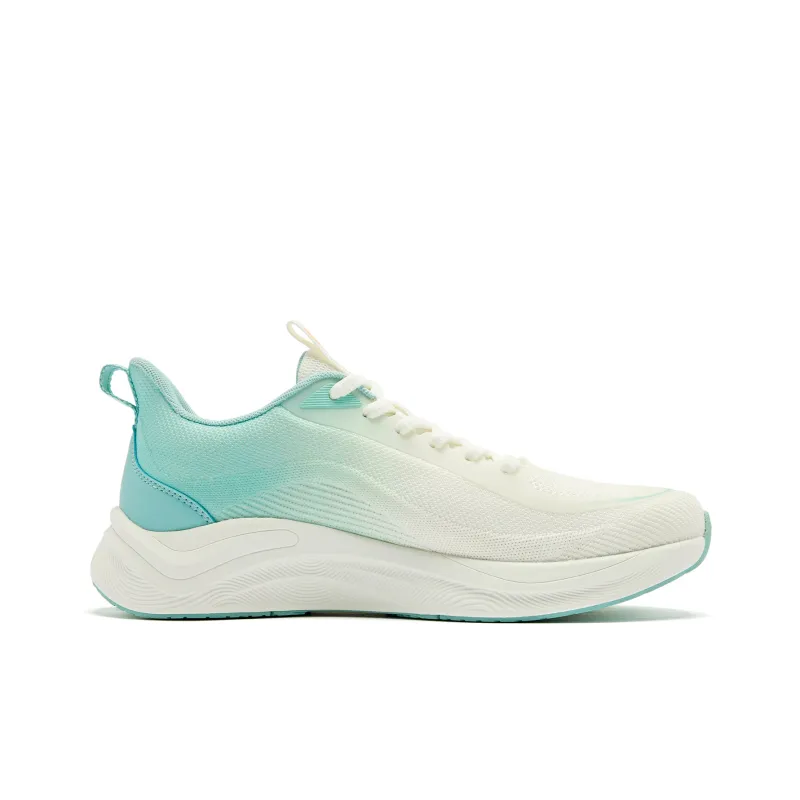 QIAODAN Chifeng Running Shoes Men Low Top White Cyan-1