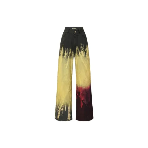 DISIMAN.LING Jeans Women's Yellow