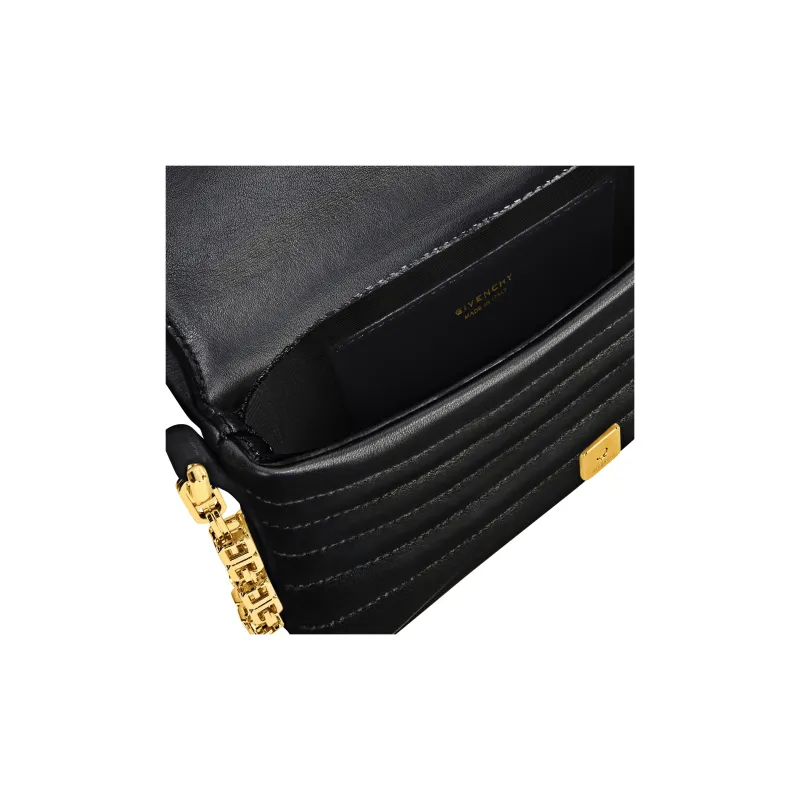 Givenchy 4G Cow Leather Handbag, Shoulder Bag Women's Black-4