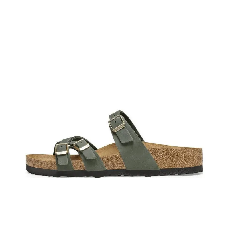 Birkenstock Franca Slide Slippers Women's Green-0