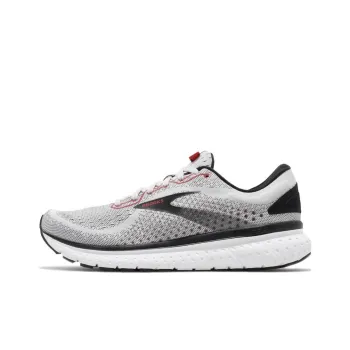 Brooks Glycerin 18 Wear-Resistant Low-Top Casual Running Shoes Men's Gray Red