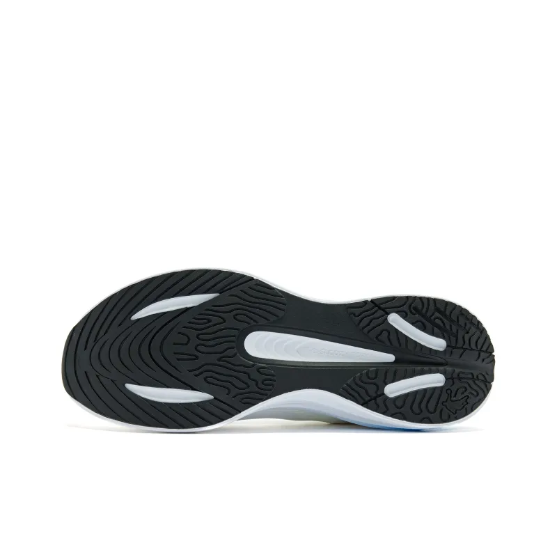QIAODAN Chifeng Wear-Resistant Breathable Slip-Resistant Low-Top Super-Light Q-COZY SOFT Running Shoes Men's Blue White-4