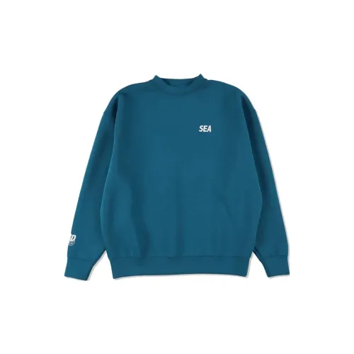 WIND AND SEA Sweatshirts Unisex Blue