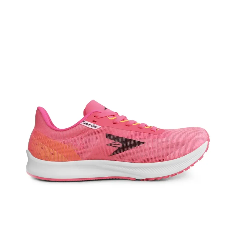 SUPAOSIKE Cushioned Slip Resistant Abrasion Resistant Low Top Training Running Shoes Unisex Pink-1