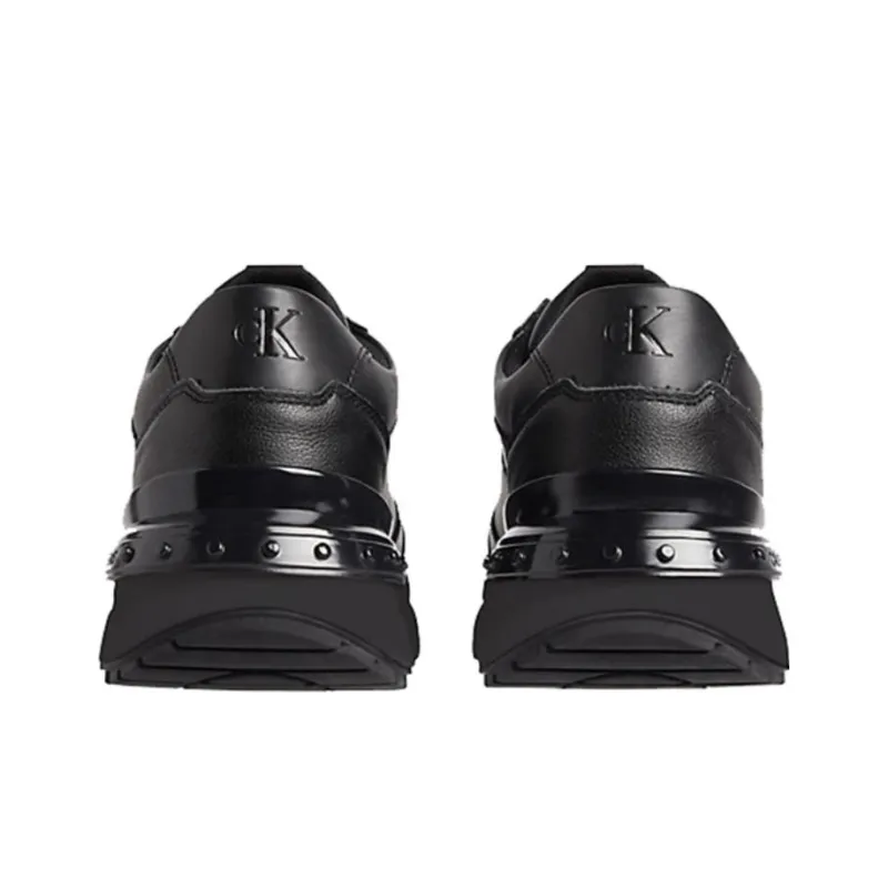 CKJ CALVIN KLEIN JEANS Low Top Casual Shoes Men's Black-4