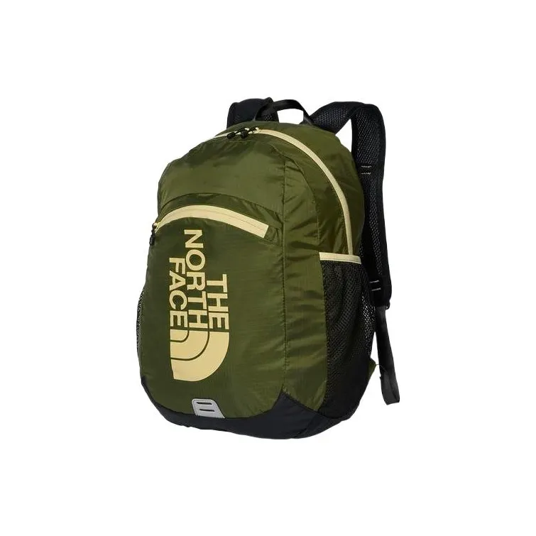 THE NORTH FACE Nylon Backpack Regular Unisex New Gray Green-0