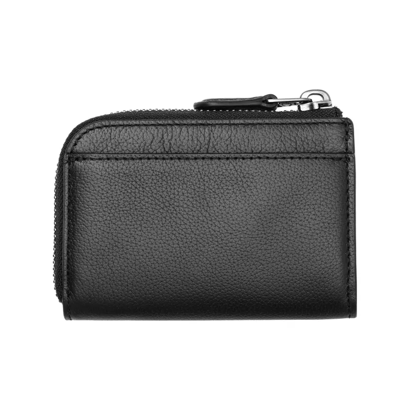 COACH Key Case Cow Leather Coin Purses Key Pouches Men's Black-2