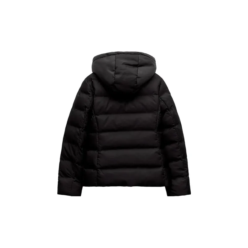 ZARA Puffer Jacket Women's Black-1