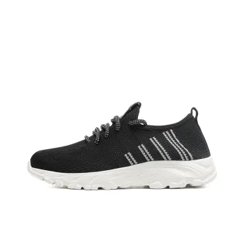 Mulinsen Casual Shoes Women's Low Top Black/Maroon/White