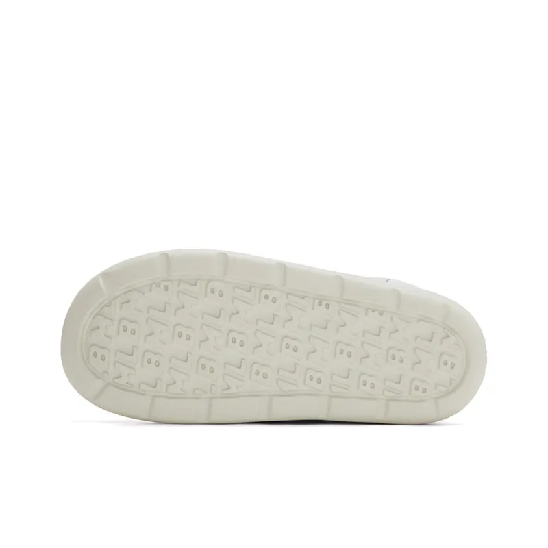 MLB Chunky Classic A FLEECE Warm Low Top Casual Shoes Unisex White-5